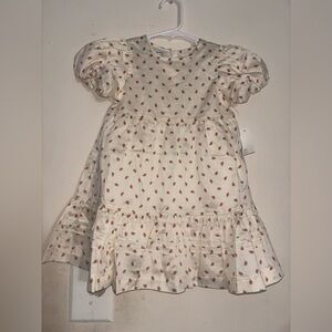 Amazon Essentials X Sofia Grainge Girl's dress with puffed sleeves, 24 months